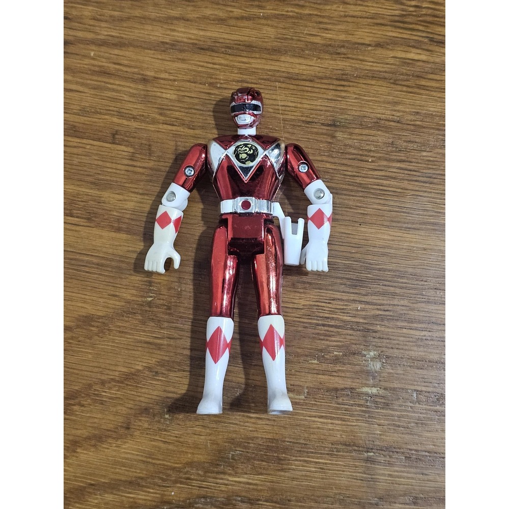Vintage 1995 Bandai Mighty Morphin Power Rangers Red Ranger Action Figure Toy